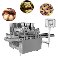Machine à biscuits fourrés automatique LongYu, nouvelle, multifonctionnelle, trois couleurs, pour pâtisserie, équipement de restauration commerciale, 380V 1