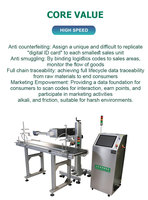 Machine de gravure laser CO2 industrielle pour boîtes alimentaires jetables, marquage automatique des informations de production GS1 QR et inspection pour usine alimentaire