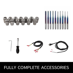 Kit de Motor de Husillo CNC para Máquina Herramienta, 2.2KW ER20, Refrigerado por Aire, 110v/220v, con Inversor VFD para Grabado y Fresado CNC en Madera - Product Image 5