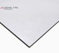 Panel compuesto de aluminio de alto brillo personalizado para pared, techo y gabinete dorado plateado cepillado Acm Dibond