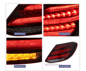 Luces traseras de iluminación automática JUSHUN para Mercedes Benz Clase <span class=keywords><strong>E</strong></span> W213 2016-2020 luz de freno trasera LED estilo Maybach de clase S modificada - Product Image 6