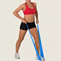 Bandes de résistance TPE de haute qualité, couleur unie, élastiques, pour l'entraînement à domicile
