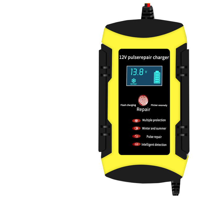 BOOT 12V 6AMP Fully-Automatic Smart Battery Charger for Lead-acid Batteries ETL Certified 12-Month Warranty AC/DC Port