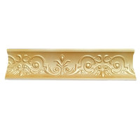 Molduras de Cornisa de Techo Doradas de Lujo |   Diseño de Decoración de Pared y Cornisa de Espuma Ligera