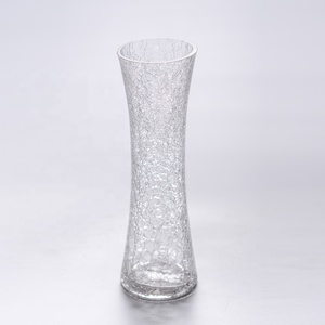 Vaso in <span class=keywords><strong>Vetro</strong></span> Trasparente Effetto Ghiaccio a Forma <span class=keywords><strong>di</strong></span> Tromba, Moderno ed Economico, <span class=keywords><strong>per</strong></span> Matrimoni, Decorazioni <span class=keywords><strong>per</strong></span> la Casa, Centrotavola, Regalo - Product Image 2