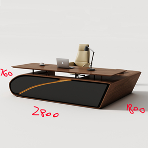 <span class=keywords><strong>2025</strong></span> Ông Chủ mới bàn gỗ cho ông chủ quản lý giám đốc điều hành Bàn máy tính bằng gỗ để sử dụng văn phòng - Product Image 5