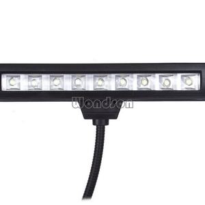 Lampe de lecture portable à col de cygne réglable avec 10 LED pour livres et partitions musicales - Product Image 3