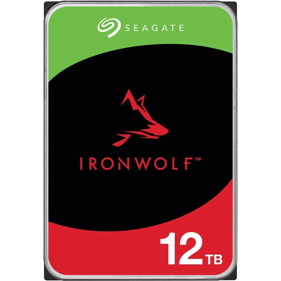 ST12000VN0008 Iron Wolf 12TB NAS-Festplatte mit interner Festplatte-3,5-Zoll-SATA 6 Gbit/s 7200 U/min 256MB Festplatte