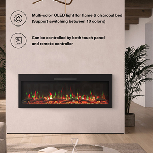 <span class=keywords><strong>Chimenea</strong></span> <span class=keywords><strong>Eléctrica</strong></span> Decorativa <span class=keywords><strong>Panorámica</strong></span> 3D Simulada MEISU.CH, <span class=keywords><strong>Chimenea</strong></span> <span class=keywords><strong>Eléctrica</strong></span> Moderna de Pared - Product Image 3