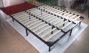 Base de Cama Individual de Madera con Diseño Moderno y Lujoso, Modelo AX-803, de Foshan Solid Furniture - Product Image 6