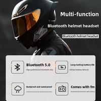 Casque de moto avec interphone étanche à réduction de bruit 5.4