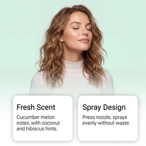 Perfume Corporal al Por Mayor para Mujer, Nutritivo e Hidratante, Refrescante, Aroma <span class=keywords><strong>a</strong></span> Pepino, Melón, <span class=keywords><strong>Coco</strong></span> Dulce y Flores - Product Image 3