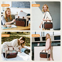 Sac à déjeuner LOVEVOOK pour femmes, sac de travail 3 en 1 avec compartiment isotherme pour le déjeuner, porte-gobelet de 40 oz et plusieurs poches