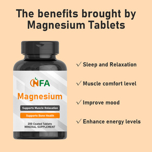 Comprimés de magnésium en marque blanche – 500 mg de magnésium pour la santé des os et des muscles – Complément de magnésium en comprimés - Product Image 5