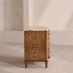 Mesita de Noche de Madera Artesanal de Alta Gama, Diseño Contemporáneo, con 2 Cajones, Muebles para Dormitorio - Product Image 6