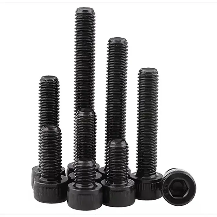 DIN912 Black Oxide Hexagon Socket Screw Hex Allen Key Bolt Hexagon Socket Head Screws