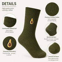 Chaussettes personnalisées haut de gamme, chaussettes brodées de haute qualité avec logo, chaussettes mi-hautes pour un usage quotidien, mode décontractée, fabricant OEM