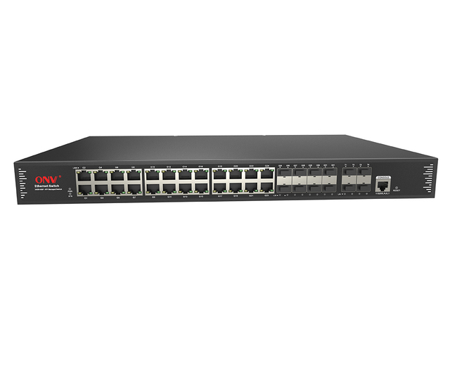 28-port 10G Uplink L2+ Managed Ethernet Fiber Switch
