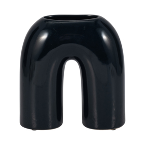 Vaso a ferro di cavallo in ceramica, decorazione moderna per soggiorno, camera da letto, ufficio - Product Image 1