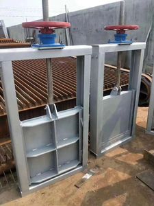 Customized Stainless Steel and Cast Iron <b>Hoist</b> Gate With Pump Motor for Flood Control Two-way Water Stop Customized Size Color C - Product Image 1