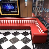 Nouveau design de bar commercial karaoké KTV combinaison personnalisée couleur canapé sièges discothèque danse Disco canapé tabouret ensemble de meubles