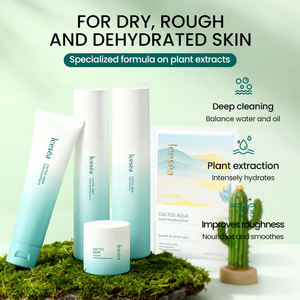 Set de Cuidado Facial de Cactus Natural ICESEA, Hialuronato de Sodio, Hamamelis, Centella Asiática, Nutritivo, Anti-Hinchazón, Hidratación Profunda, Calmante - Product Image 4
