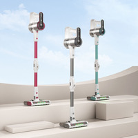 Aspirateur sans fil pliable avec aspiration intégrée, brosse rotative, filtre HEPA, pour tapis et sols, grande aspiration, aspirateur à main