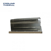 Plaque de refroidissement liquide en aluminium usinée sur mesure par CNC avec dissipateur thermique à tube de cuivre pour l'électronique de puissance