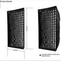 Diffuseur de lumière souple en plastique 60x90cm avec monture Bowens pour flash, accessoire de photographie en studio intérieur, grille diffuseur pour éclairage.