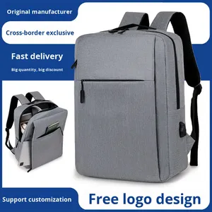 Tas punggung olahraga pria, ransel berpergian komputer kasual kapasitas besar dengan Logo kustom fitur tahan air 2025 - Product Image 2