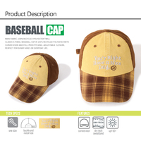 2025 nuevo diseño personalizado gorra de béisbol de alta calidad imagen Vintage Logo 6 paneles gorra Unisex moda Casual bordado Logo papá gorra