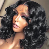 Perruques Lace Front Ombrées avec Mèches Cheveux Humains Densité 250 12A Body Wave Blonde P4/27 13x4 Sans Colle HD Lace Frontal Pré-Pluckée