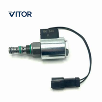 261-0998 2610998 Soupape solénoïde de moteur diesel pour pompe hydraulique 3054 3054C CP-533E Pièces de rechange pour machines de construction