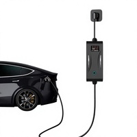 Chargeur EV portable AC 3,5 kW/7 kW Type 1 Type 2 intelligent avec minuterie WiFi réglable IP65, nouvelle garantie de 2 ans, pour voiture et maison