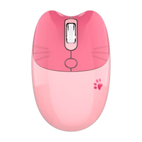 Souris sans fil MOFii à double mode, souris mignonne pour filles, tablette de bureau, ordinateur portable, bureau