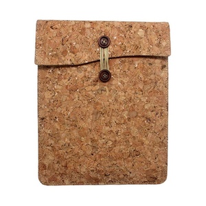Boshiho Eco Friendly Pad Holder Customized Cork <b>Laptop</b> <b>Sleeve</b> Vegan Cork Pad Bag for Women - Product Image 2