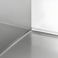 Bindose Réfrigérateur de plan de travail à double porte haut de gamme avec plateau d'insertion Air et ventilateur Compresseur de refroidissement Refroidisseur de table de travail