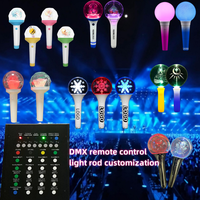 Bâton lumineux LED 15 couleurs personnalisable Télécommande Star Concert Party Accessoire Plastic Color-Changing Annual Event Support