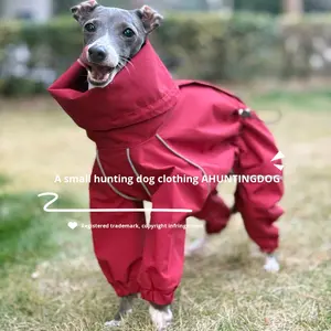 Un petit imperméable décontracté en coton imperméable et hydrofuge <span class=keywords><strong>pour</strong></span> lévrier italien et <span class=keywords><strong>whippet</strong></span> - Product Image 5