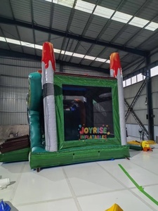 Joyrise JC-40 Jurassic Thế Giới 3D T-Rex 33ft PVC Lâu Đài Bơm Hơi Trẻ em' Lớn Khủng Long Nhà Bị Trả Lại Có Thể Tháo Rời Trượt Hồ Bơi 500Kg - Product Image 4