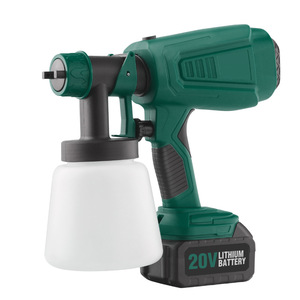 Power <b>Paint</b> Sprayer 20V Lithium Battery 1L Cup Capacity Adjustable <b>Spray</b> For Decoration And Auto Repair - Product Image 1