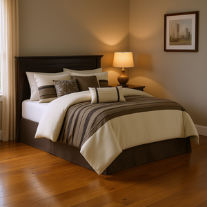 ชุดเครื่องนอนอเมริกัน 7 ชิ้น ลายถักแบบเส้น  รักษาสิ่งแวดล้อม ใช้ได้ทุกฤดู - Product Image 2