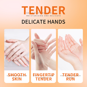 Crème pour les mains mini hydratante SADOER à l'extrait de plantes, aloès, pêche, vitamine C et avocat, pour les mains extrêmement sèches et gercées - Product Image 3