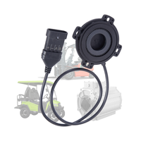 Capteur de vitesse robuste 2 canaux AB, 48/64 impulsions, haute durabilité pour moteur asynchrone 48V 60V 72V de voiturette de golf