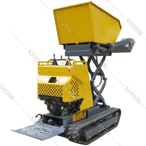 CE EPA China cingolato carriola da giardino <span class=keywords><strong>ribaltabile</strong></span> 4 ruote motrici caricatore frontale per uso domestico 800kg Mini <span class=keywords><strong>ribaltabile</strong></span> con secchio - Product Image 5