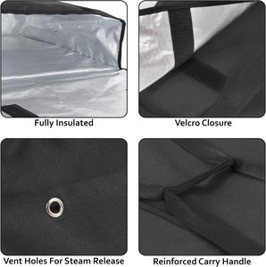 Free Sample Available Custom Isotherm Neoprene Food <b>Delivery</b> Cooler Pizza <b>Bag</b> 24L Solar Panel Waterproof Insulated - Product Image 5