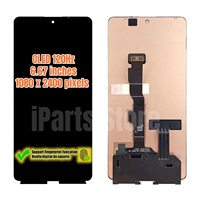 Écran de remplacement IParts neuf pour Xiaomi Redmi Note 12 Turbo 5G 23049RAD8C, écran tactile OLED 120Hz avec châssis, assemblage OEM