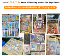 Étui de rangement portable personnalisé pour cartes à collectionner, moderne, vide, transparent, pour cartes classées, épaisseur 6 mm, résistant à l'eau, en plastique rigide, vente en gros