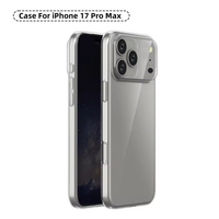 Nouvelle coque transparente pour iPhone 17 Pro Max, protection intégrale, fine, anti-rayures, antichoc