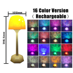 Lampada da Tavolo LED con Effetto Onde d'Acqua RGB 16 Colori, Proiettore di Onde Oceaniche, Design Europeo con Telecomando per Arredamento Casa - Product Image 5